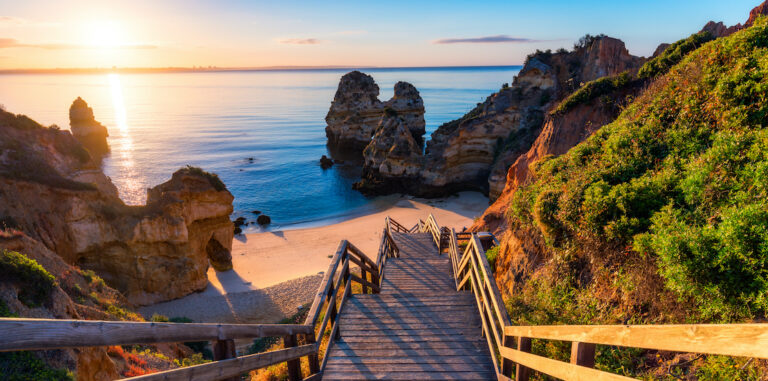 Camilo Beach in Lagos Portugal