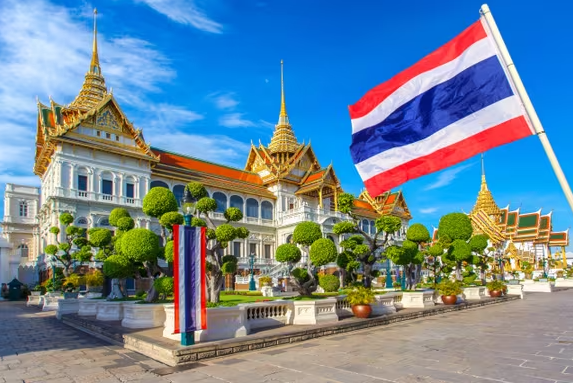 Thailand Flag in Bankok