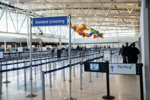 TSA line at IAH