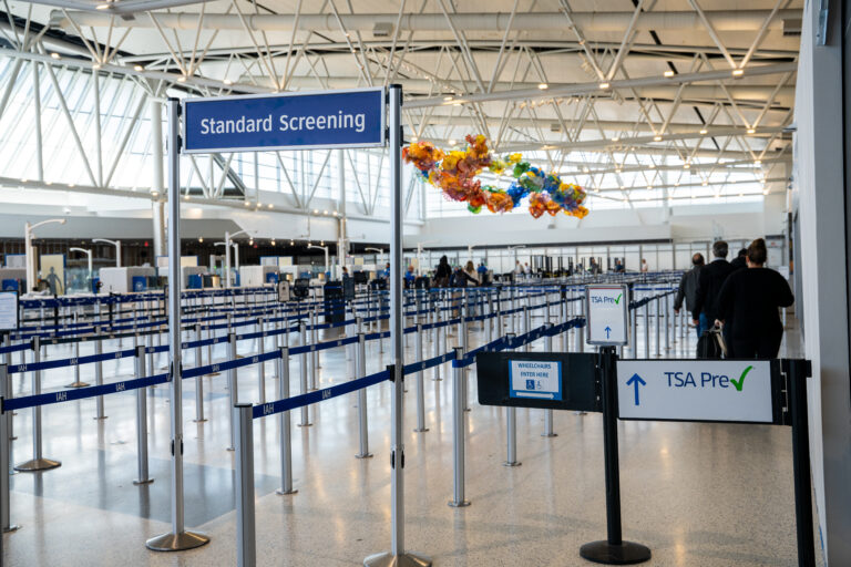 TSA line at IAH