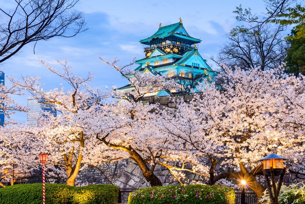 Osaka during spring