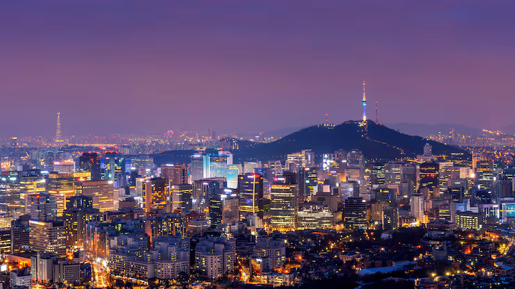 Cityscape of Seoul, Korea